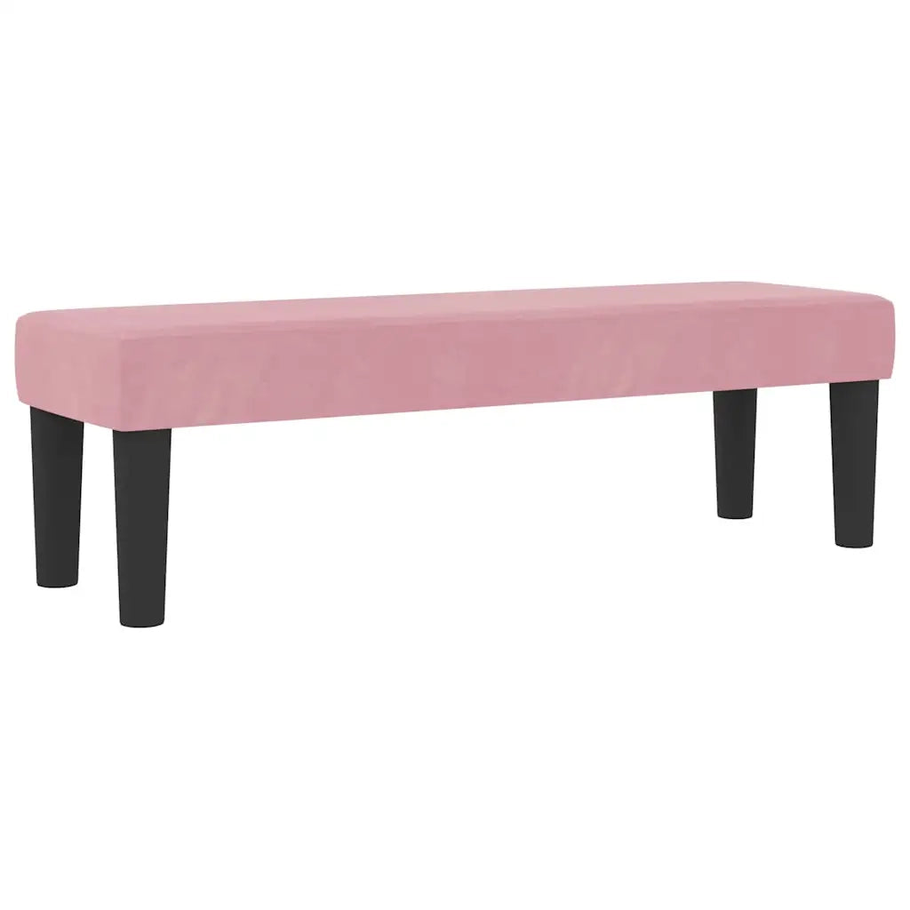 Letto a molle con testiera Rosa 200 x 140 cm Velluto 3344455