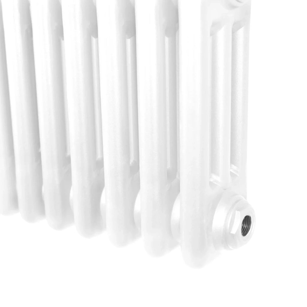 Termosifone Radiatore a 3 colonne per riscaldamento centralizzato verticale Bianco 150x56cm