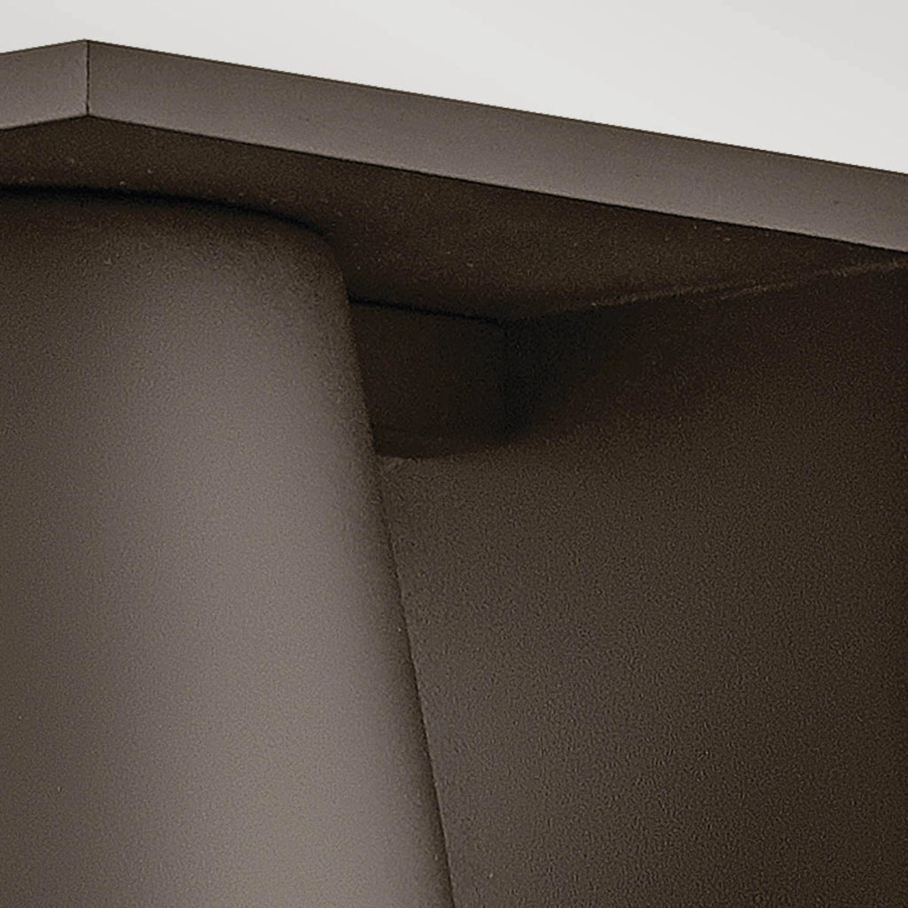 Applique esterna moderna bronzo conico GU10 8W IP44