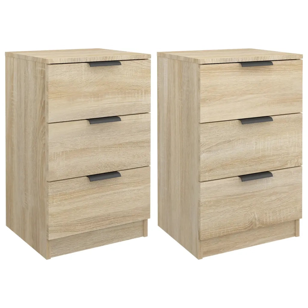 Comodini 2 pz Rovere Sonoma 40x36x65 cm 811275