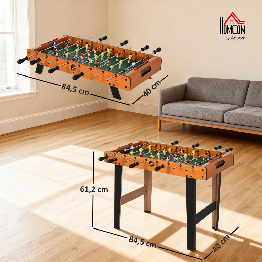 Tavolo da calcio balilla ¨C Minimal ¨C MDF, 84.5x40x61.2 cm