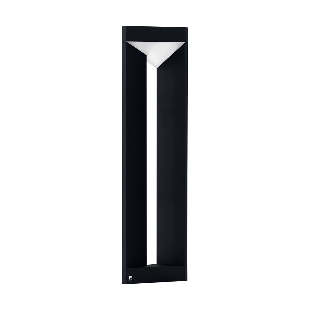 Paletto Esterno Moderno Nembro Alluminio Nero Led