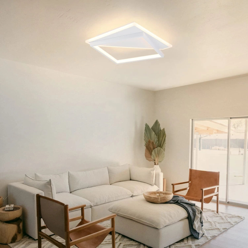 ZMH Lampada da soffitto a LED con telecomando e cambio colore