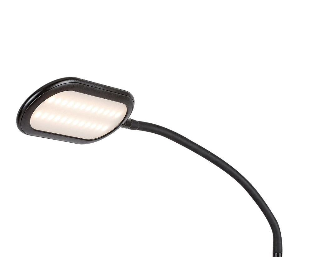 Lampada da terra LED 10W CCT nera Adelmo 74009 Rabalux