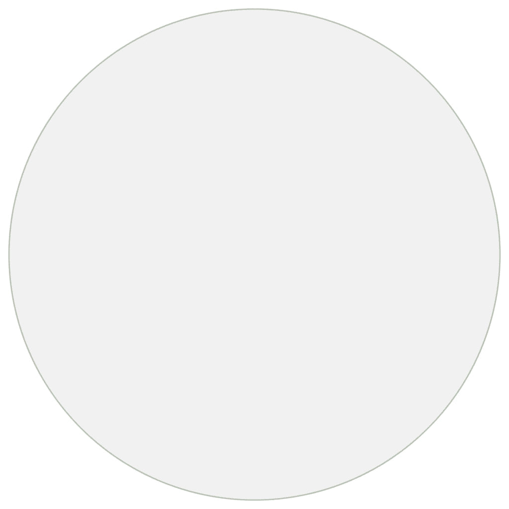 Protezione Tavolo Trasparente Ø 80 cm 2 mm in PVC 288247