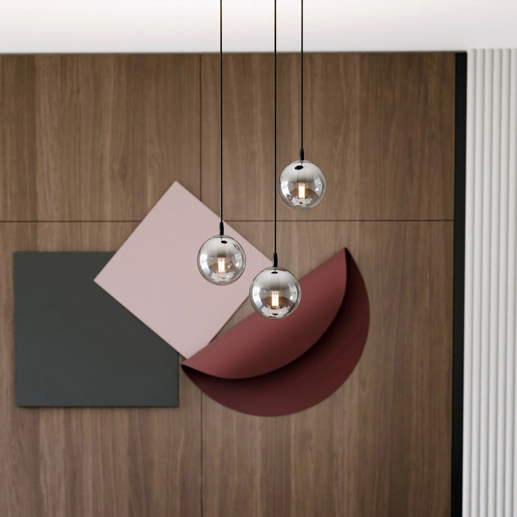 Lampadario Emibig Cosmo 3 E14 nero grafite Premium