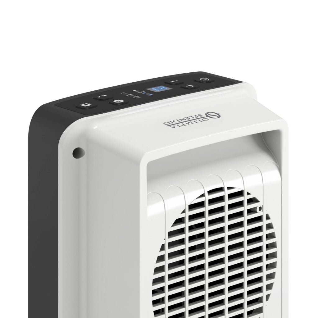 Olimpia Splendid 99268 Caldo Trendy Termoventilatore Ceramica 1800 W IP21 Oscillazione 80° colore Nero Bianco