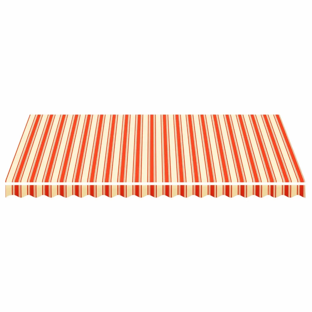 Tessuto di Ricambio per Tenda da Sole Giallo e Arancio 4,5x3 m 312019
