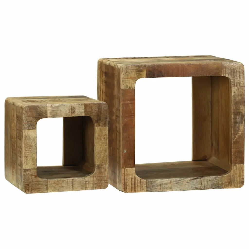 Unità TV 2 pcs Marrone 36 x 30 x 36 cm Legno di mango massello 4104549