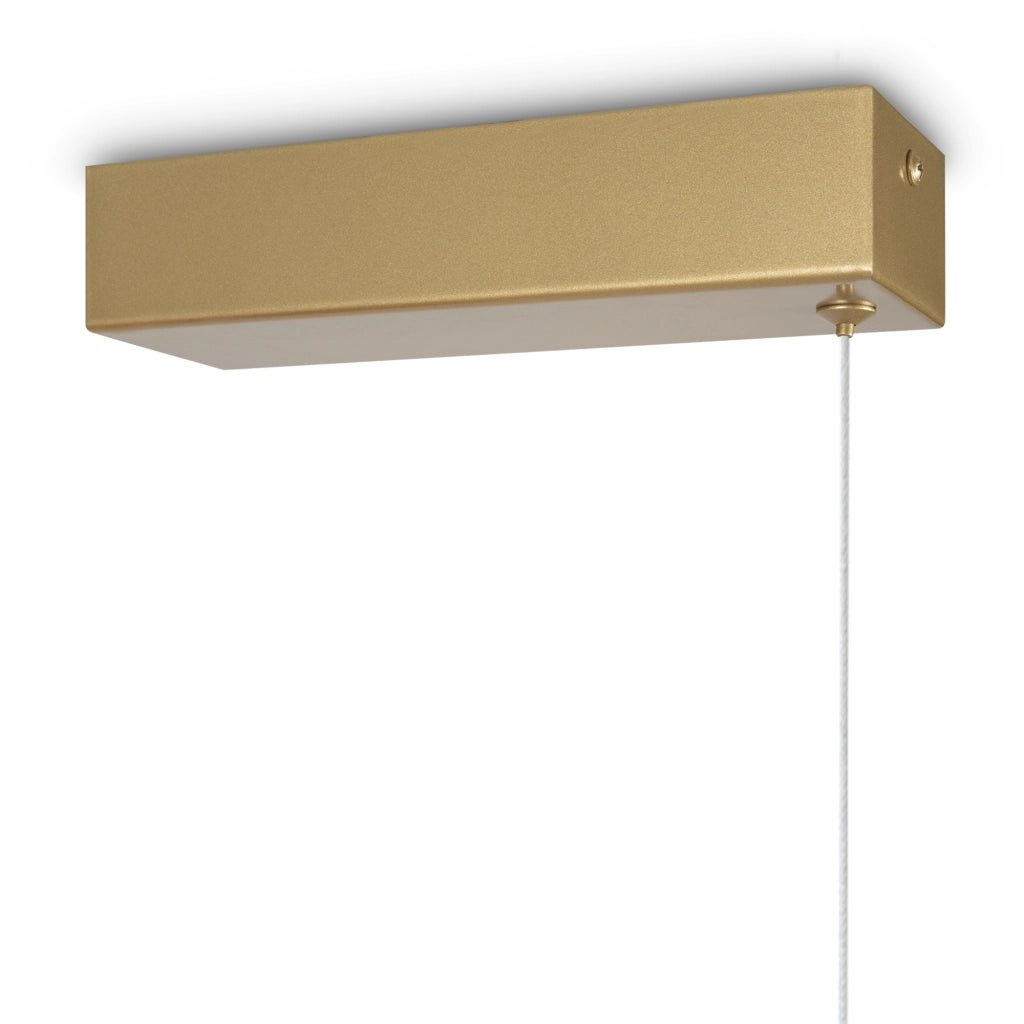 Maytoni Lampadario moderno Halo 1 luce LED integrato ottone alluminio