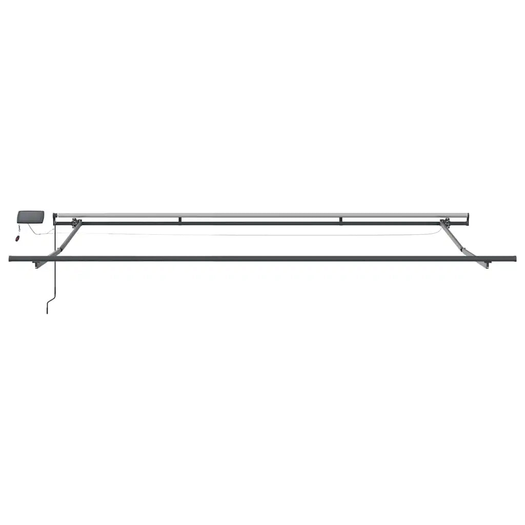 Tenda da Sole con Antracite 4 × 3 m Metallo 313241