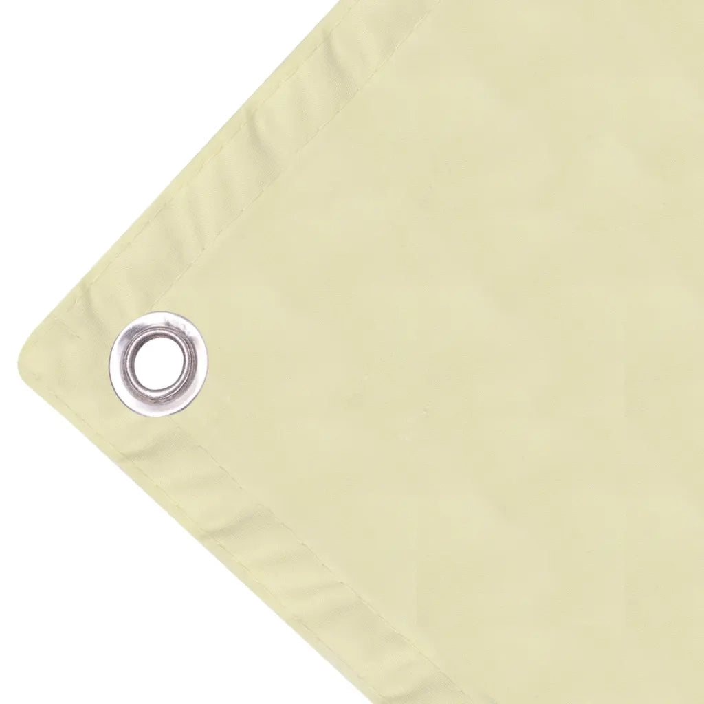 Paravento da Balcone in Tessuto Oxford 90x400 cm Crema 42338