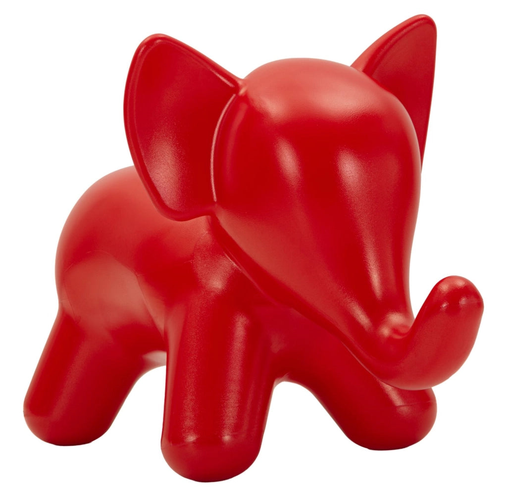 Sgabello Elephant Rosso in Polietilene CM 86x46x56 - Seduta di Design Protagonista con Tonalità Intensa - Collezione Elephant