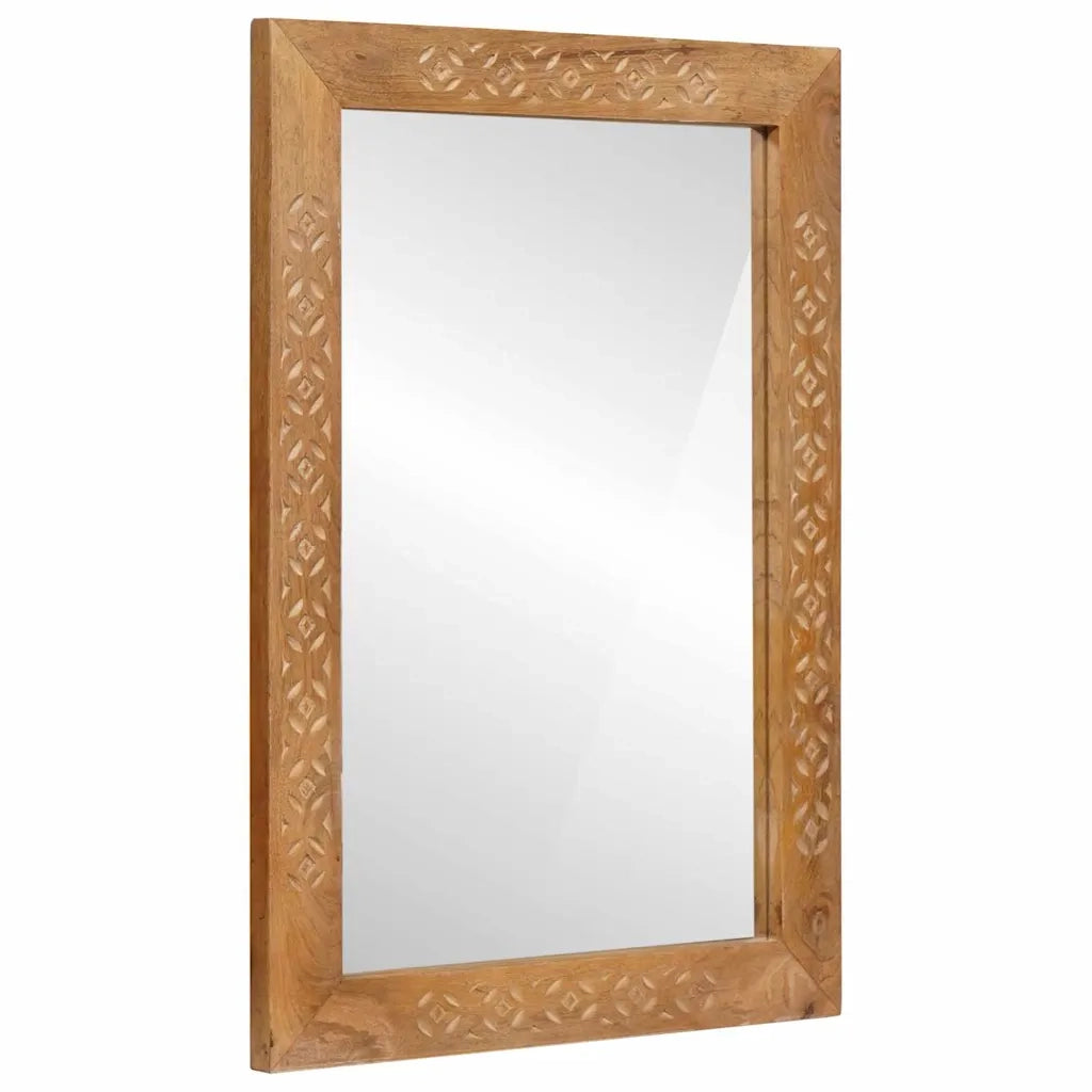 Specchio da bagno con specchio Marrone Chiaro 70 x 50 x 2,5 cm 4018111
