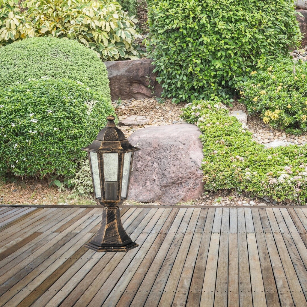 Lampada da giardino Velence oro antico E27 Rabalux 8236