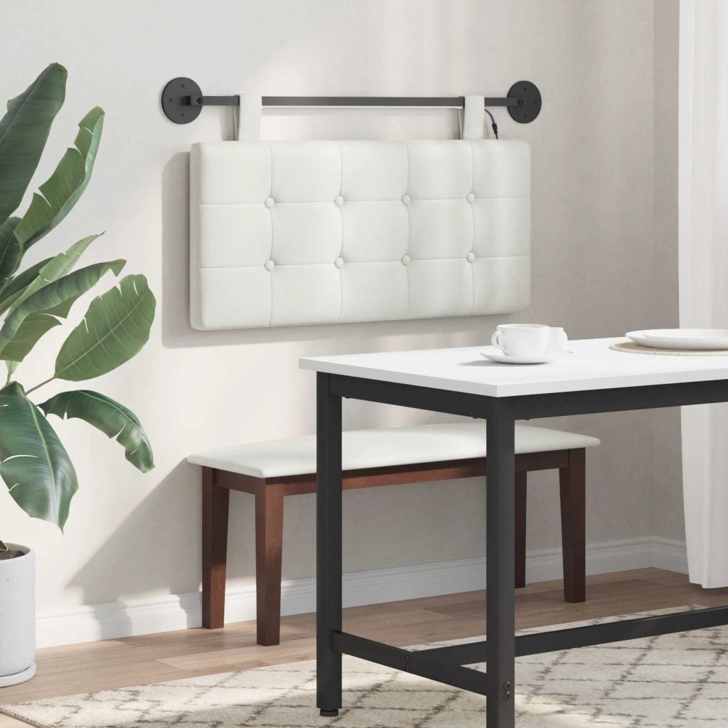 Testiera | Testata sospesa Con luce LED Bianco Similpelle