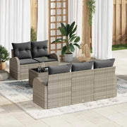 Set Divano da Giardino Grigio chiaro 55 x 55 x 37 cm polyrattan 3345922