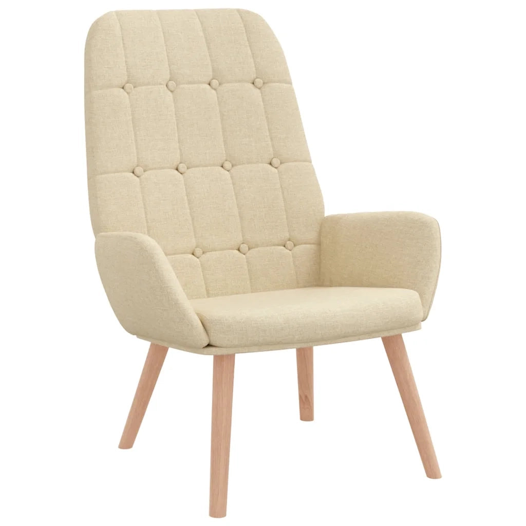 Sedia Relax Crema in Tessuto 4102645