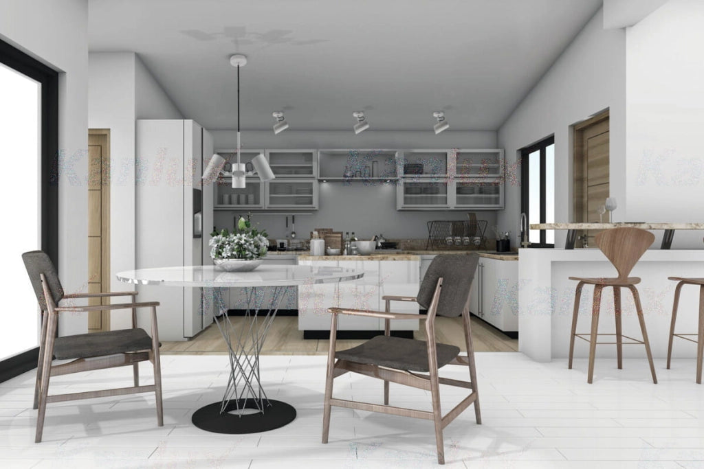 Lampadario Kanlux AGZAR bianco 3 luci E14 orientabile