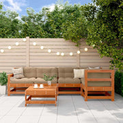 Set Lounge da Giardino 6 pcs Marrone Cerato 3418121