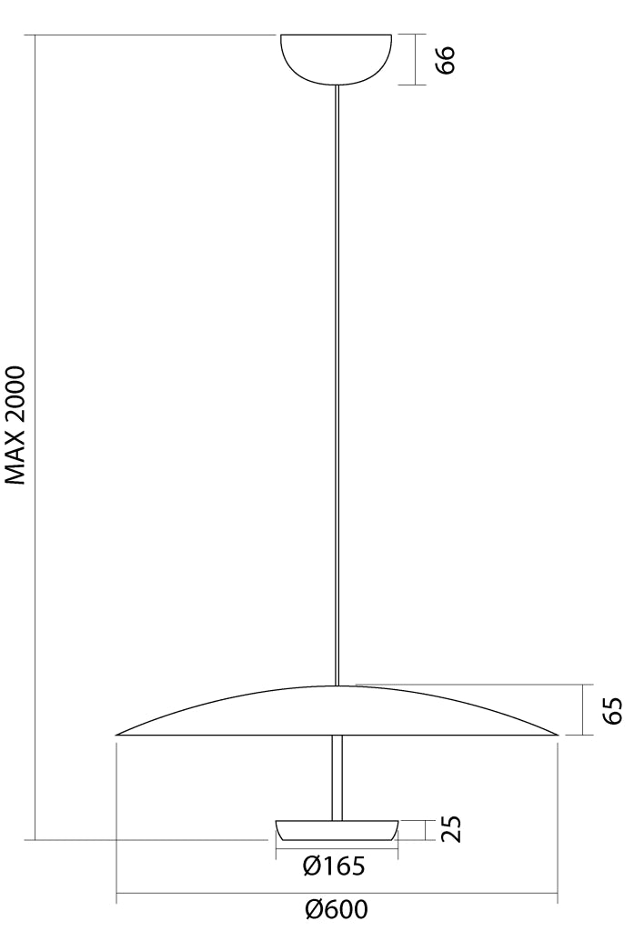 Lampada a Sospensione Yuko LED 40W 3200lm 3000K Dimmerabile a step, Struttura in Metallo e Metacrilato, Foglia Oro / Nero - Yuko