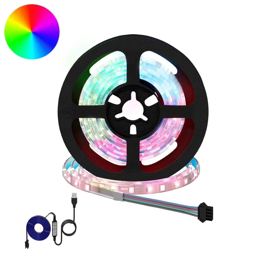 Striscia LED 2 pcs Nero e trasparente 1000 mm Rame e plastica 3429118