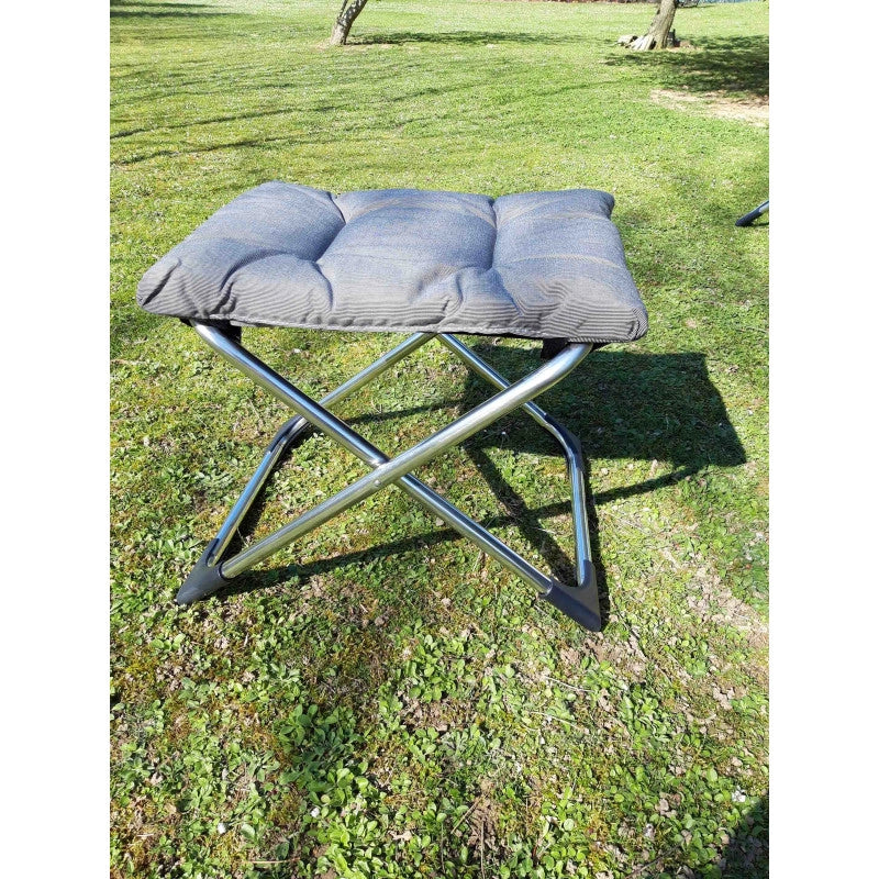 Repose-pieds Chico aluminium â€“ Gris
