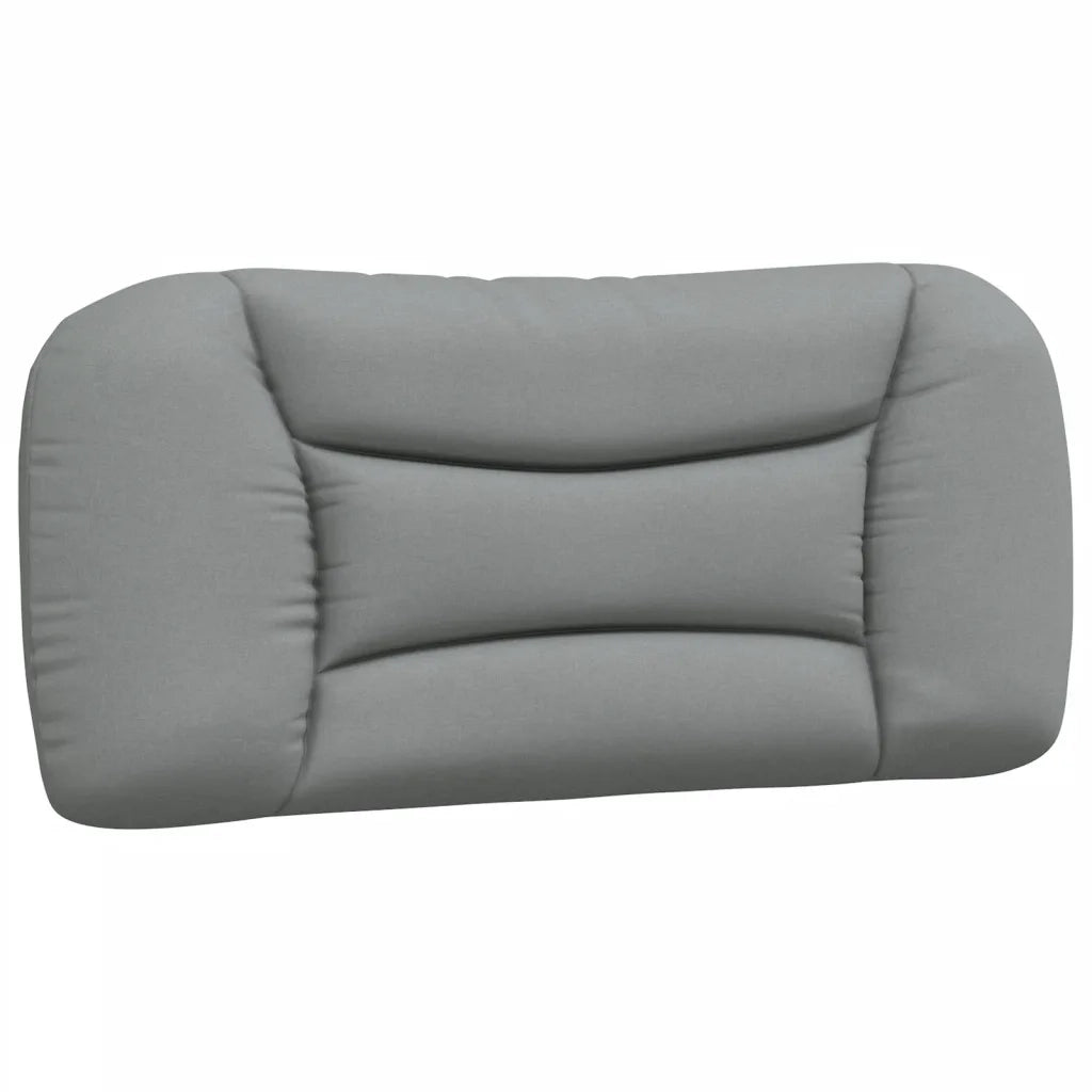 Letto con Materasso Hvar Grigio Chiaro 80x200 cm in Tessuto