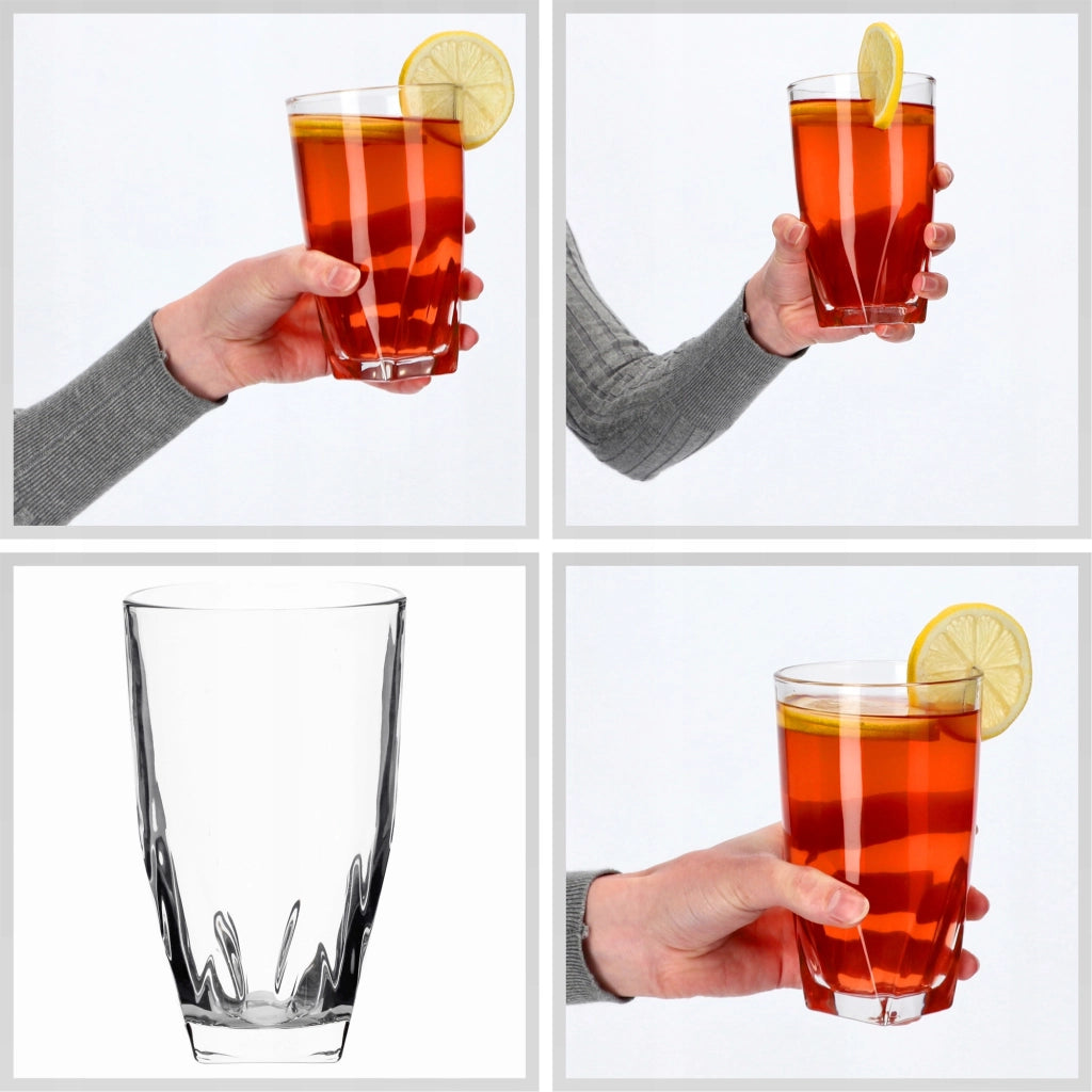 Set di 6 bicchieri da 440 ml KADAX per bevande, succhi e bibite.