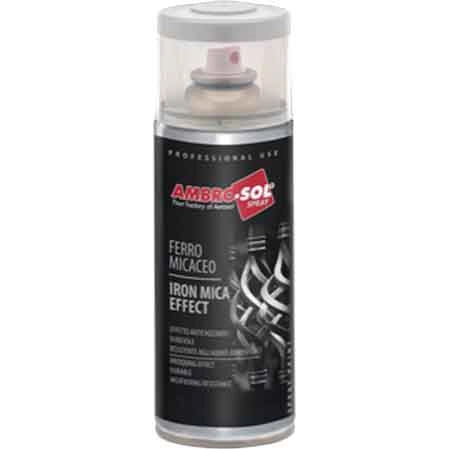 BOMBOLETTA SPRAY FERROMICACEO 400 ml Argento - 6 pezzi- AMBROSOL