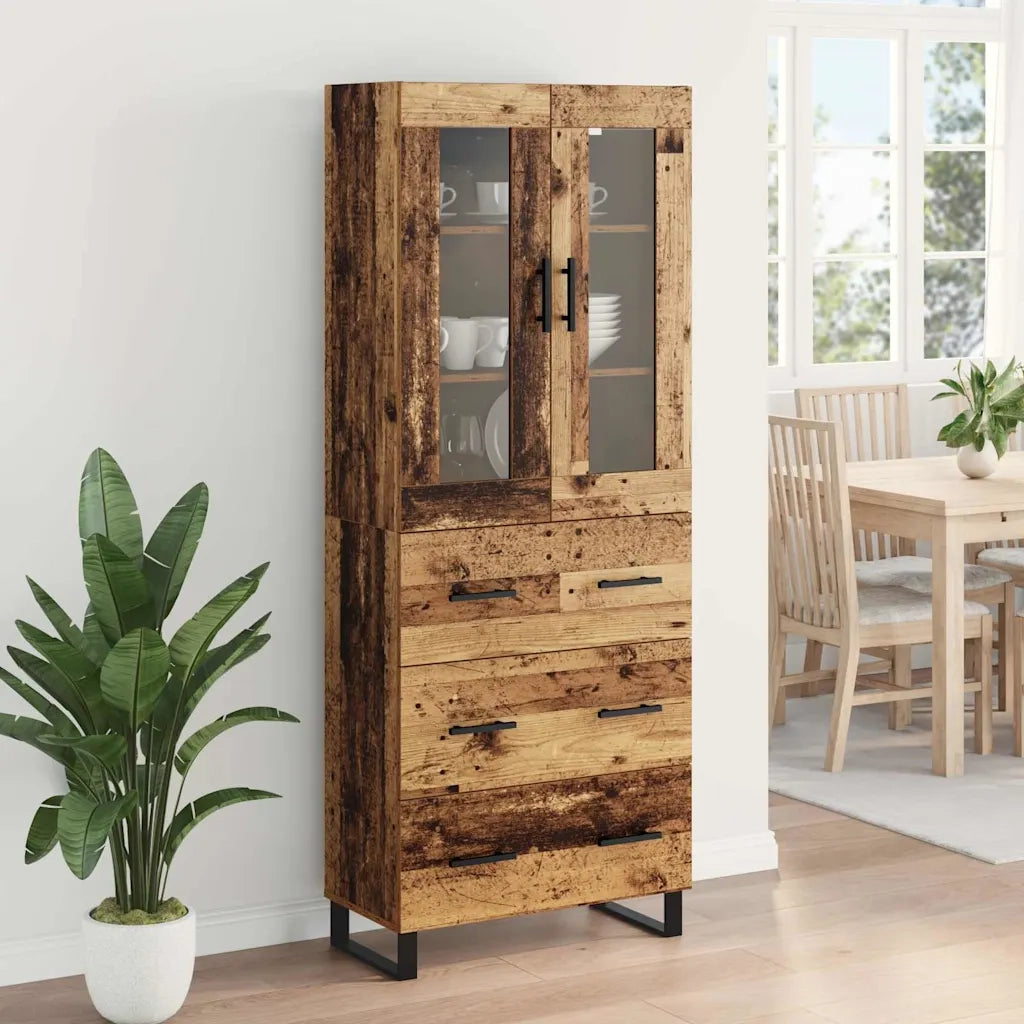 Credenza con cassetto 2 pcs Legno vecchio Legno multistrato 3415769