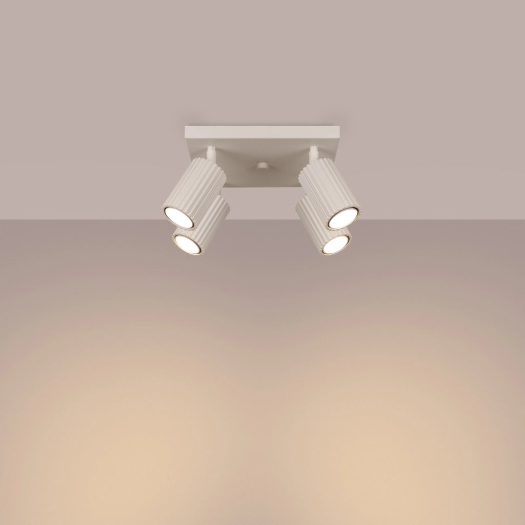 Lampada da soffitto KARBON 4 beige