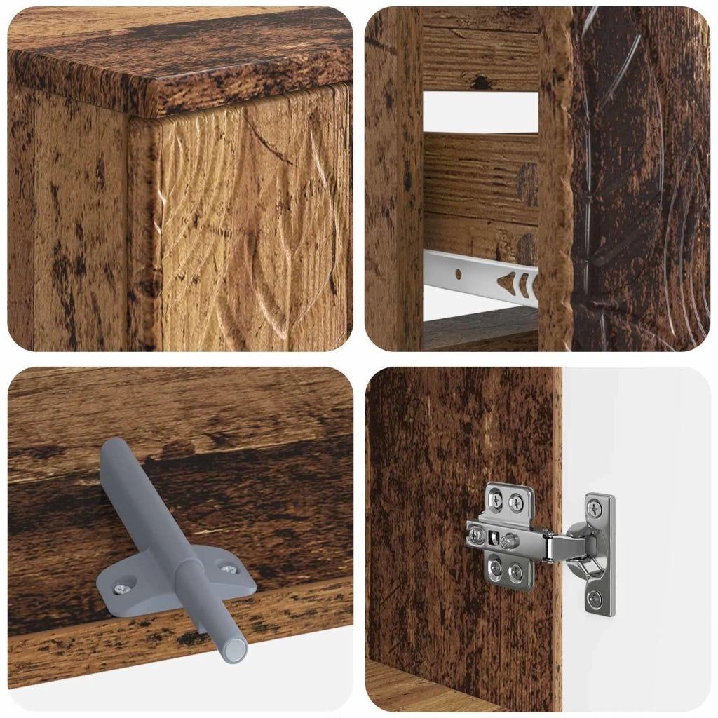 Set di armadietti da bagno in 3 pezzi DELFT 3417871