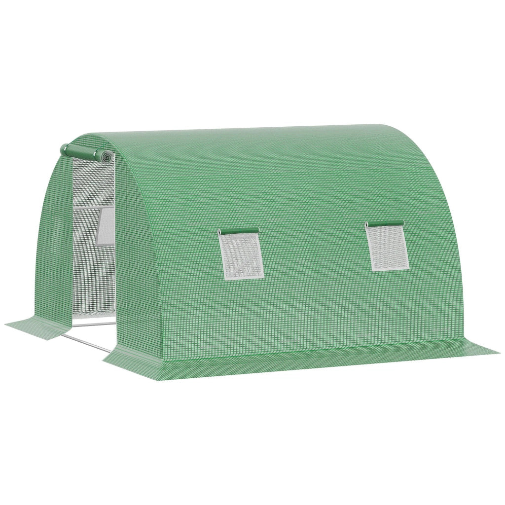 Serra da Giardino ¨C Minimal ¨C Verde 3x3x2m con Finestre