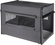 Banco per Cani - Con Cuscino - Adatto per Auto - Grigio - 77x49x56 cm
