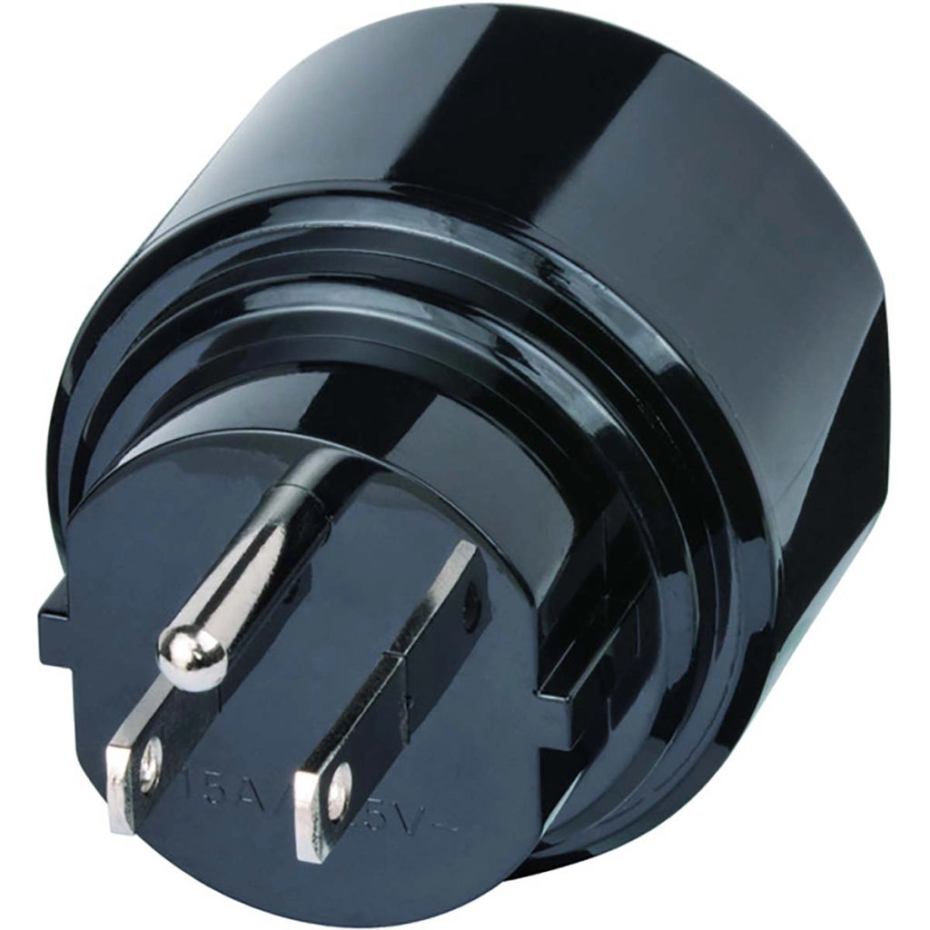 Adattatore da viaggio Europa - USA 15A Nero Brennenstuhl