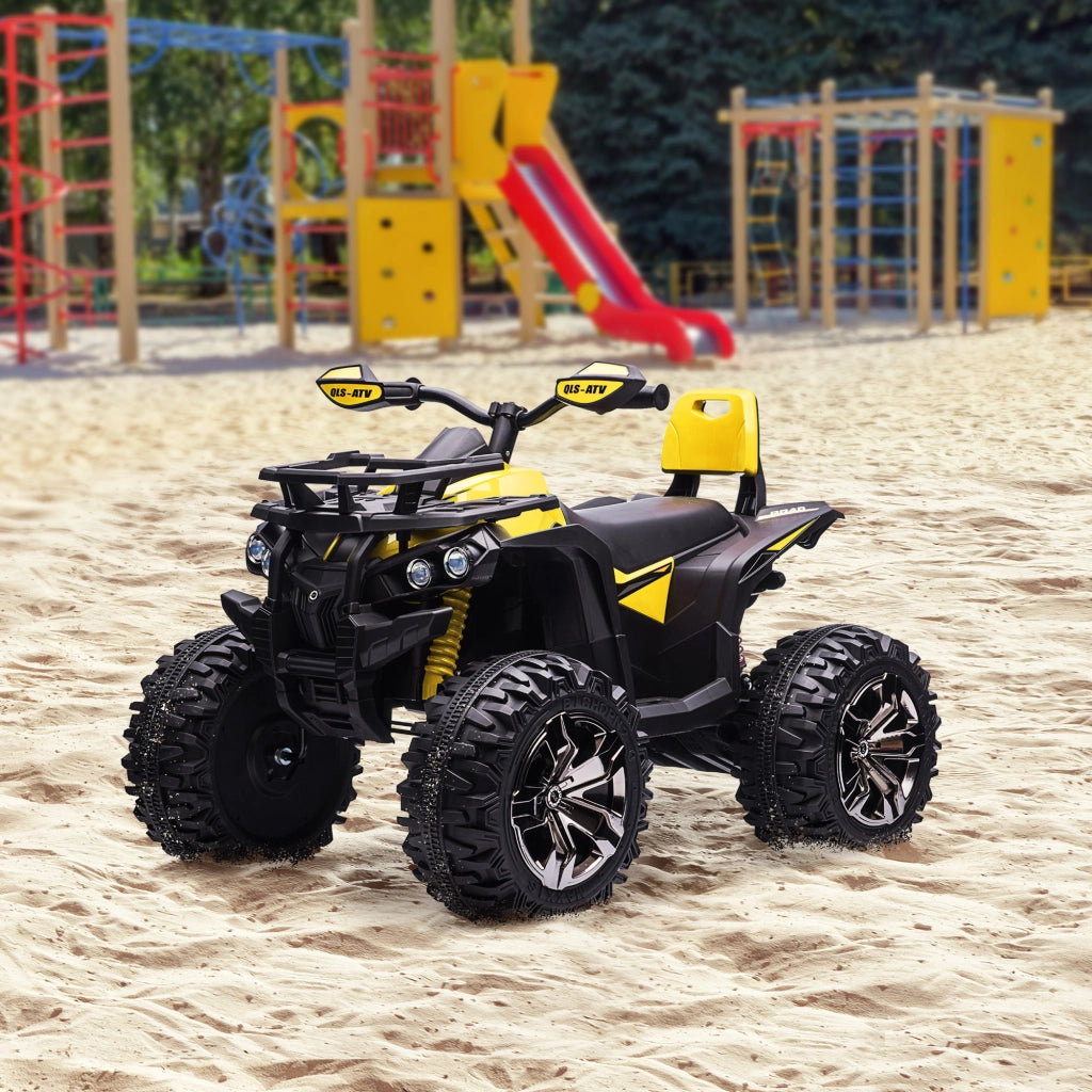 Quad Elettrico per Bambini 12V ¨C Minimal ¨C Giallo 100x65x73