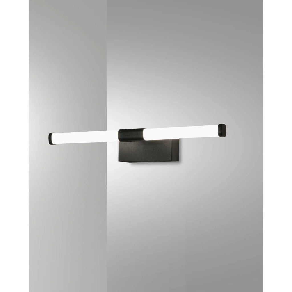 Ago Applique Nero Collezione AGO Lampada LED 8W 480 Lumen Design Moderno