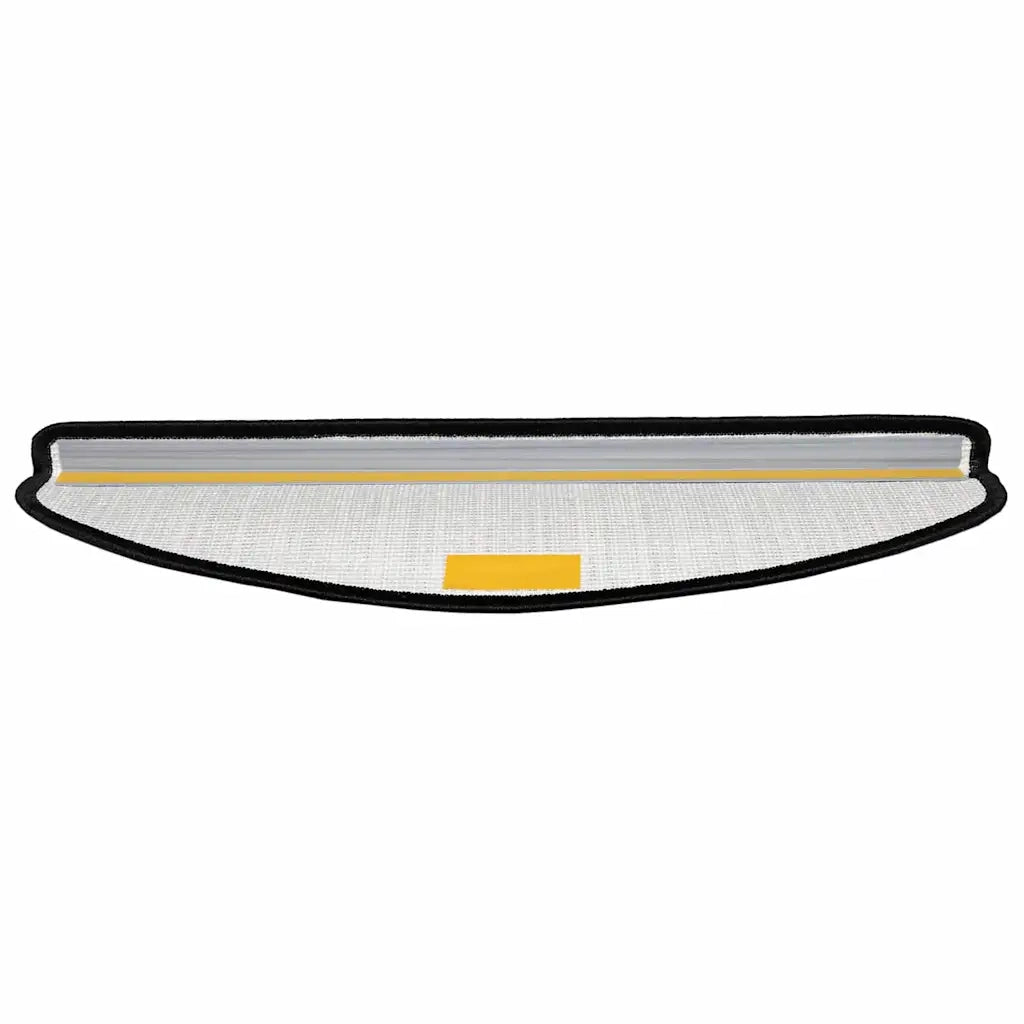 Tappetini per scale autoadesivi 15 pz | Gradini per Scale Antracite 65 x 21 x 4 cm