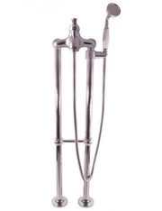 LABE colonna doccia su colonna con doccetta in ottone cromato 110 cm