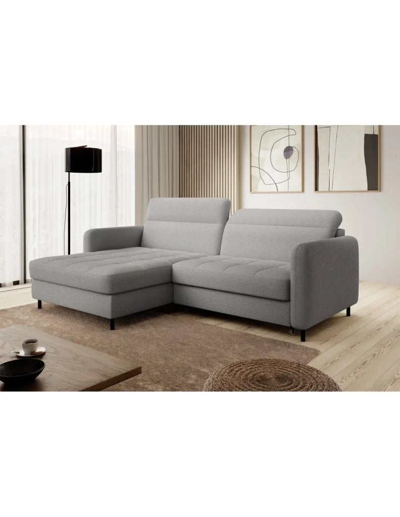 Divano ad angolo collezione GOUMSI colore Grigio chiaro
