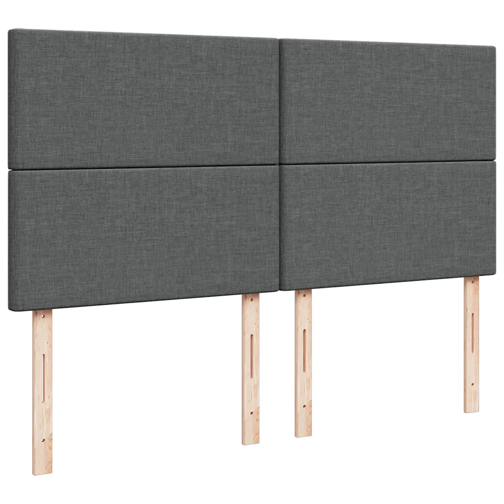 Struttura Letto Pouf con Materassi 200x200 cm in Tessuto 3313949