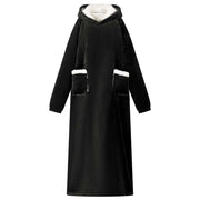 Felpa coperta Nero L Pile e Flanella 42017204