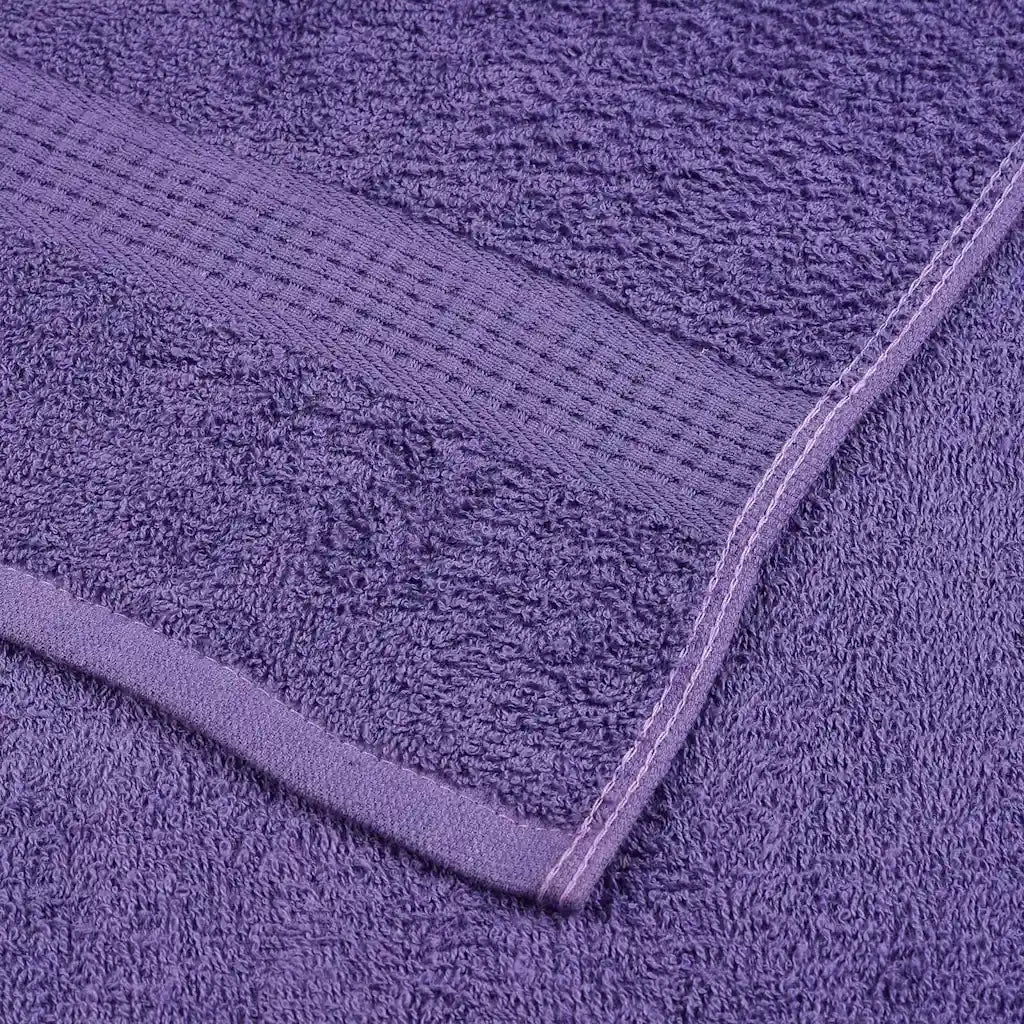 Asciugamani per sauna FROGN 4 pezzi Viola 80x200 cm 360 g/m2