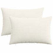 Federa 2 pcs HEERLEN Crema 50 x 75 cm corduroy 911641