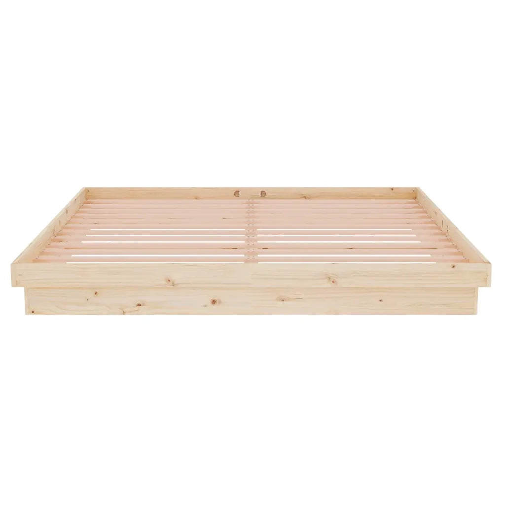 Letto matrimoniale | Letto per adulti | Giroletto in Legno Massello 180x200 cm Super King
