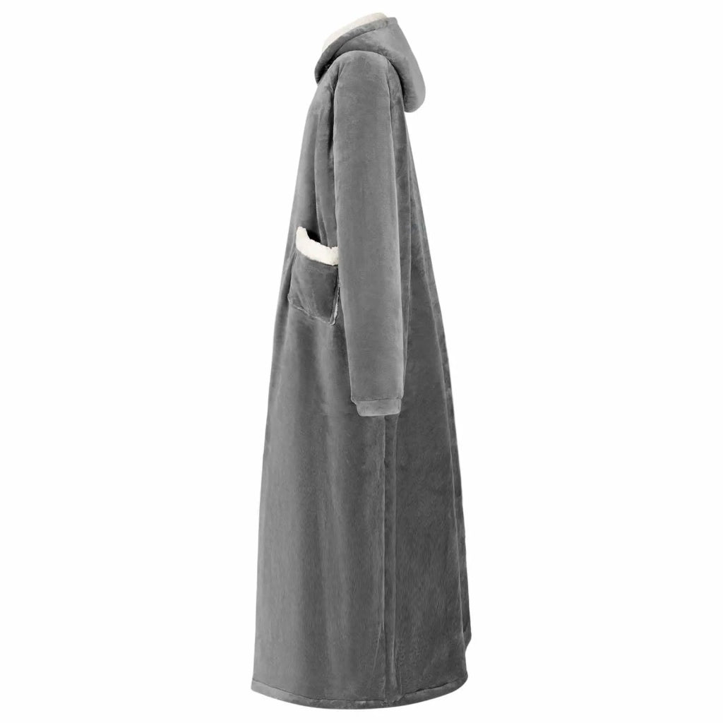 Felpa coperta Grigio scuro L Pile e Flanella 42017192