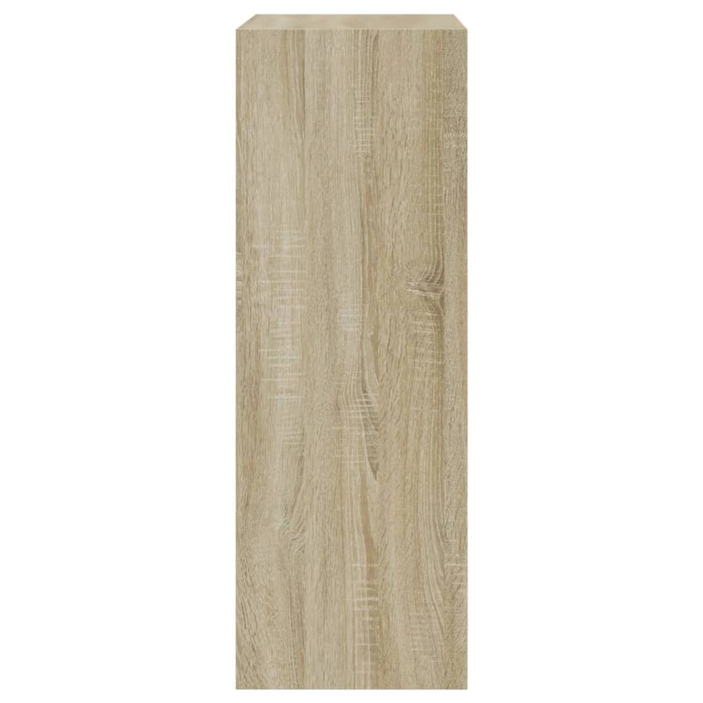 Scarpiera mobile contenitore per scarpe mobile per ingresso/corridoio/soggiorno design Sonoma 60 x 34 x 96,5 cm legno ingegnerizzato marrone 02_0021713