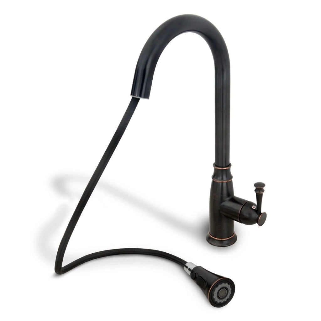 Rubinetto Da Cucina Rea Deco Old Black High