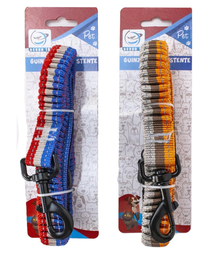 GUINZAGLIO DA JOGGING ELASTICO IN TESSUTO RESISTENTE PER CANI